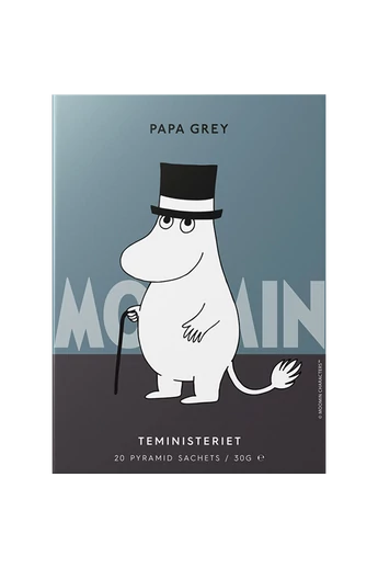 MOOMIN Papa Grey tea -pyramis teafilter