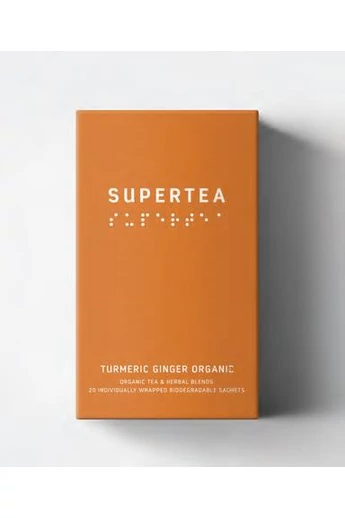 SUPERTEA Gyömbér Kurkuma bio tea