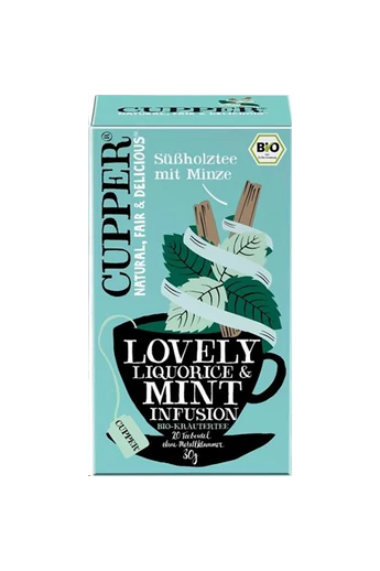 CUPPER Menta &  Édesgyökér bio tea