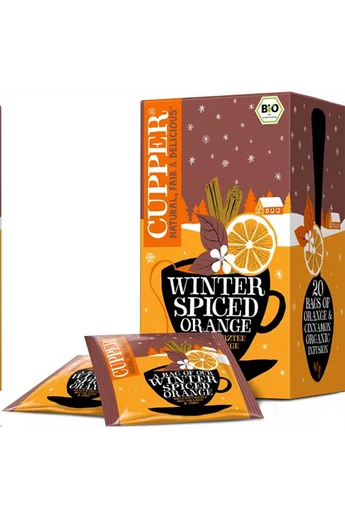 CUPPER Winter Spiced Orange-Téli Fűszeres Narancs bio tea_Limited Edition