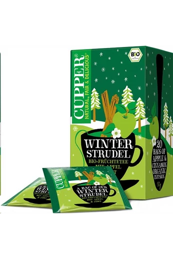 CUPPER Winter Strudel-Téli Almás Fahéjas bio tea Limited Edition