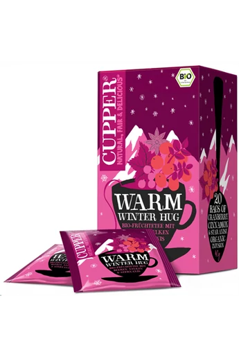 CUPPER Warm Winter Hug -Téli Ölelés  bio tea  Limited Edition