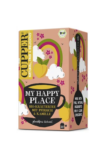 CUPPER My Happy Place bio tea -új