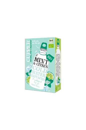 CUPPER COLD BREW - Menta &amp; Citrus nyári bio tea -új