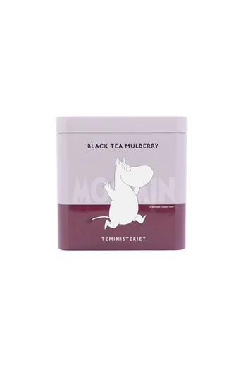 MOOMIN Fekete tea Szederrel Fémdobozos szálas tea