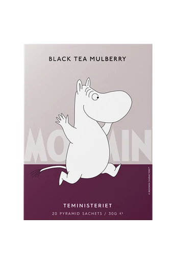 MOOMIN Fekete tea Szederrel -pyramis teafilter