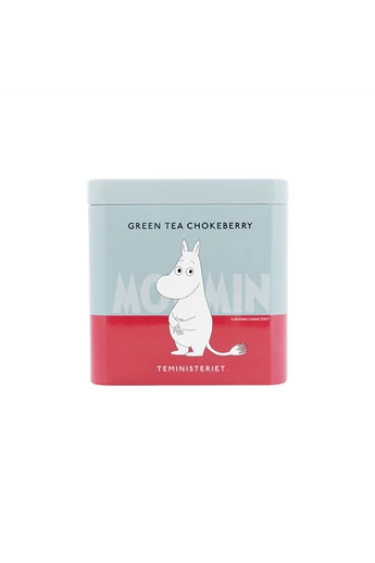 MOOMIN Zöld tea Mézalmácska Fémdobozos szálas tea