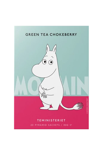 MOOMIN Zöld tea Mézalmácska -pyramis teafilter