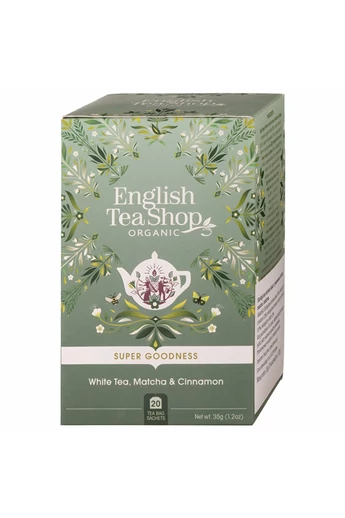 ETS 20 Fehér bio tea matchával és fahéjjal 