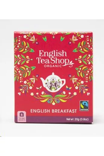 ETS 8 English Breakfast bio tea -új