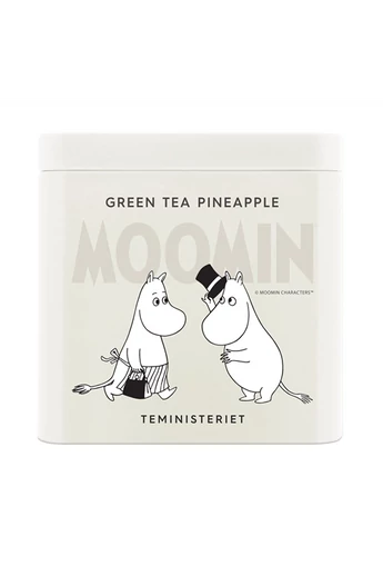 MOOMIN Zöld tea Ananász Fémdobozos szálas tea -újdonság