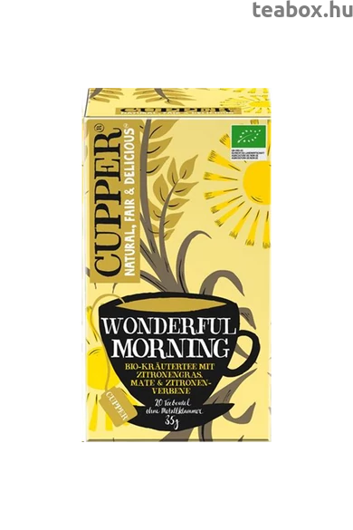 CUPPER Wounderful Morning bio tea