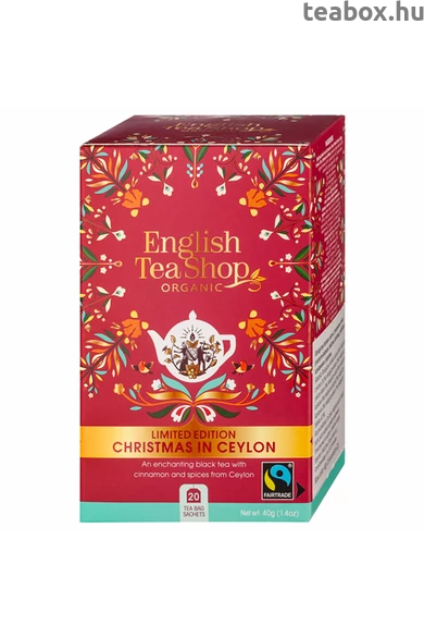 ETS 20 Xmas Ceylon Fairtarde & Bio tea