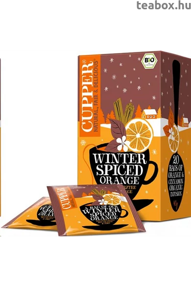 CUPPER Winter Spiced Orange-Téli Fűszeres Narancs bio tea_Limited Edition