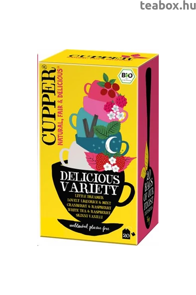 CUPPER Gyümölcsös válogatás bio tea -új