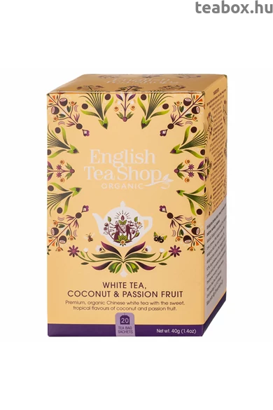 ETS 20 Fehér bio tea Kókuszos &  Maracujás