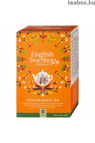 ETS 20 Ceylon fekete bio tea 