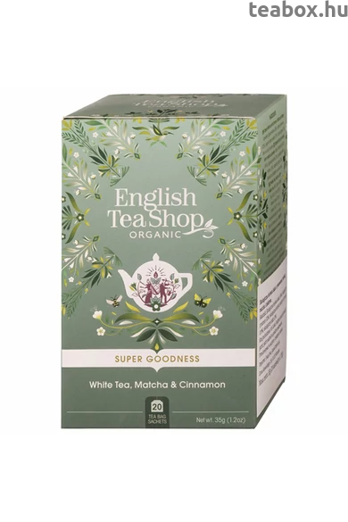 ETS 20 Fehér bio tea matchával és fahéjjal 