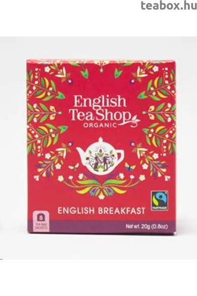 ETS 8 English Breakfast bio tea -új